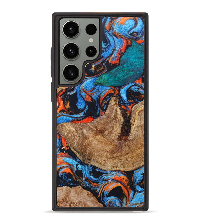 Galaxy S23 Ultra Wood+Resin Phone Case - Jazmyn (Mosaic, 623607)