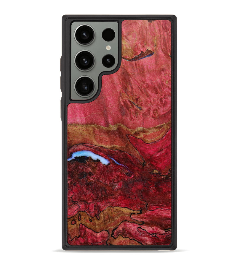 Galaxy S23 Ultra Wood+Resin Phone Case - Randal (Wood Burl, 646558)
