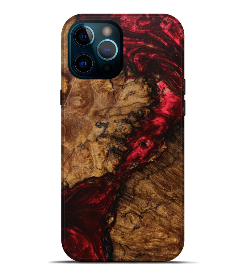 iPhone 12 Pro Max Wood+Resin Live Edge Phone Case - Jerrod (Artist Pick, 610786)