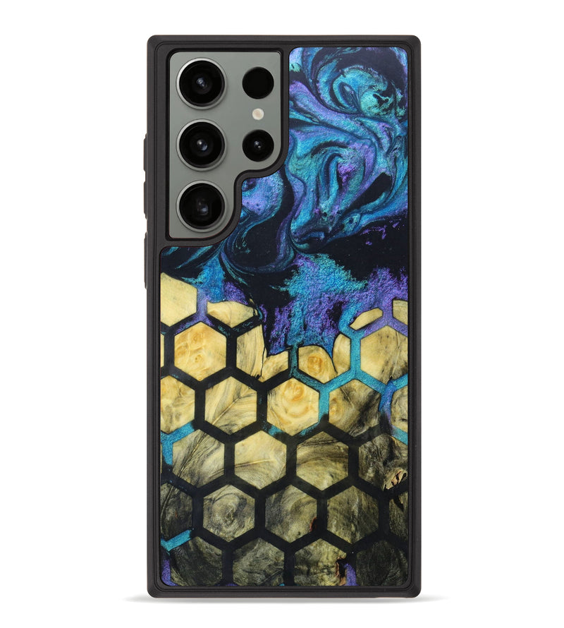 Galaxy S23 Ultra Wood+Resin Phone Case - Percy (Pattern, 625787)