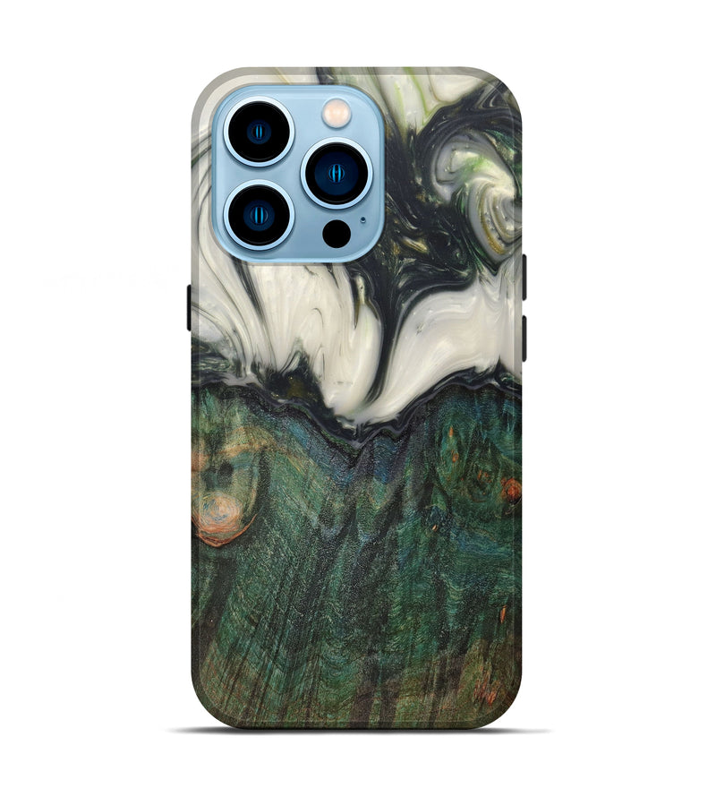 iPhone 14 Pro Wood+Resin Live Edge Phone Case - Kyzer (Artist Pick, 623215)