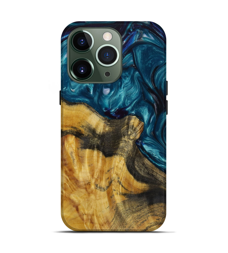 iPhone 13 Pro Wood+Resin Live Edge Phone Case - Haylee (Artist Pick, 646504)