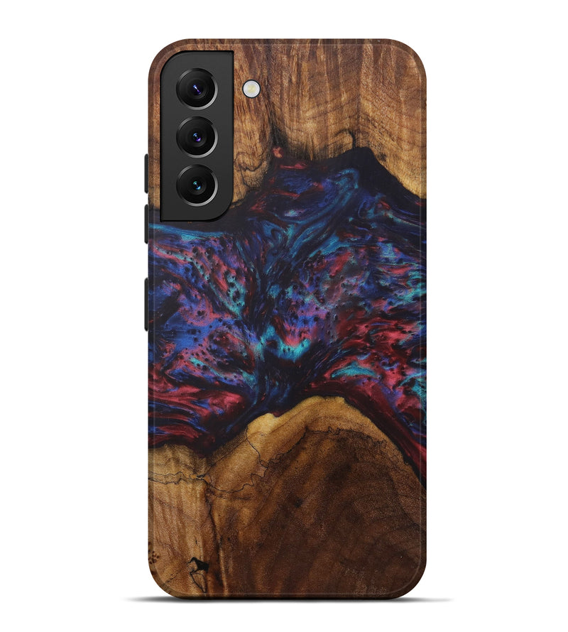 Galaxy S22 Plus Wood+Resin Live Edge Phone Case - Bvworks (Pure Black, 604554)