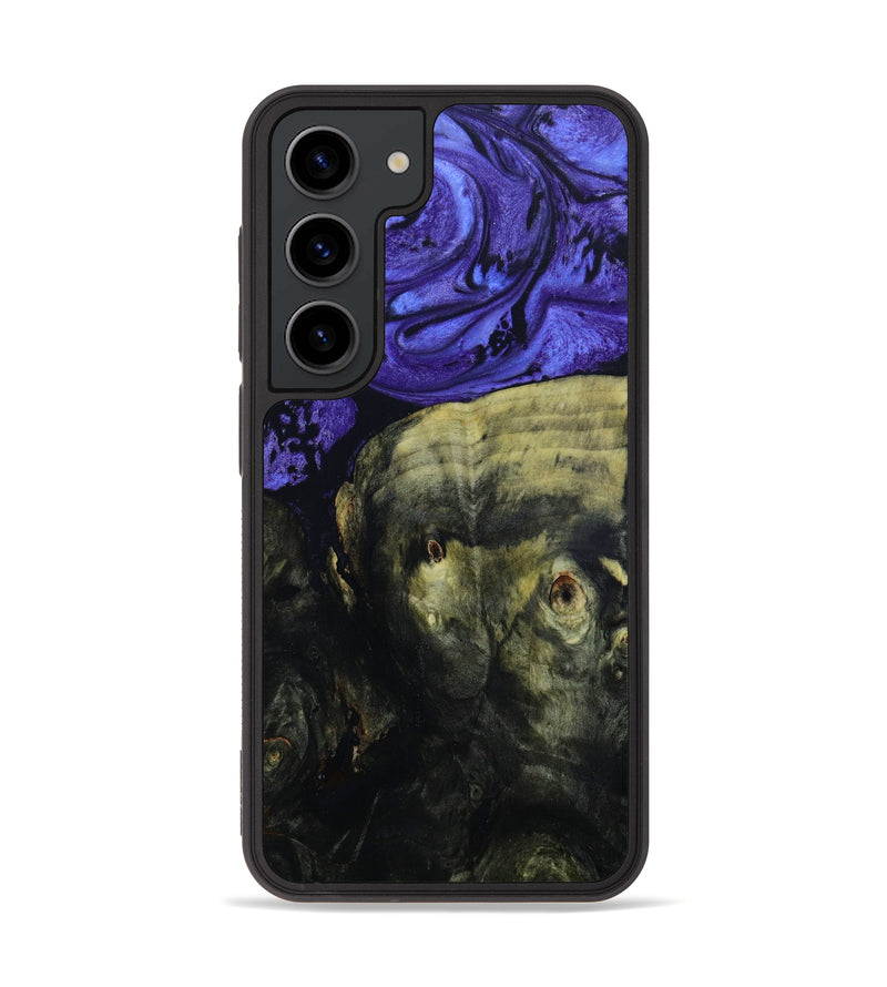 Galaxy S23 Wood+Resin Phone Case - Kathryn (Purple, 644617)