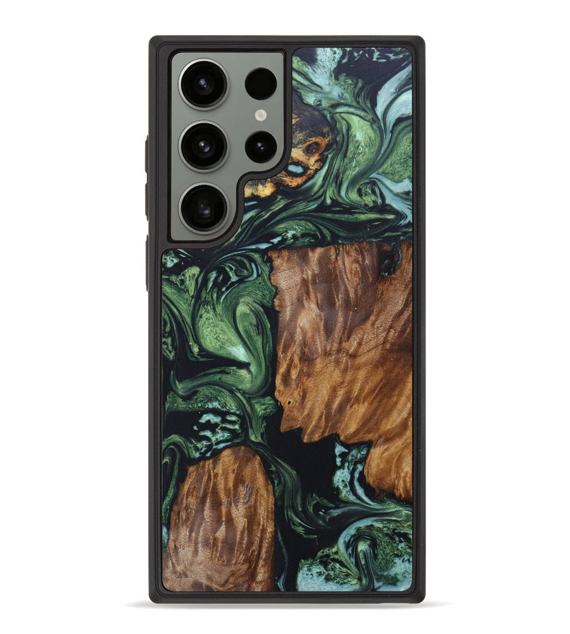 Galaxy S23 Ultra Wood+Resin Phone Case - Randall (Mosaic, 634582)