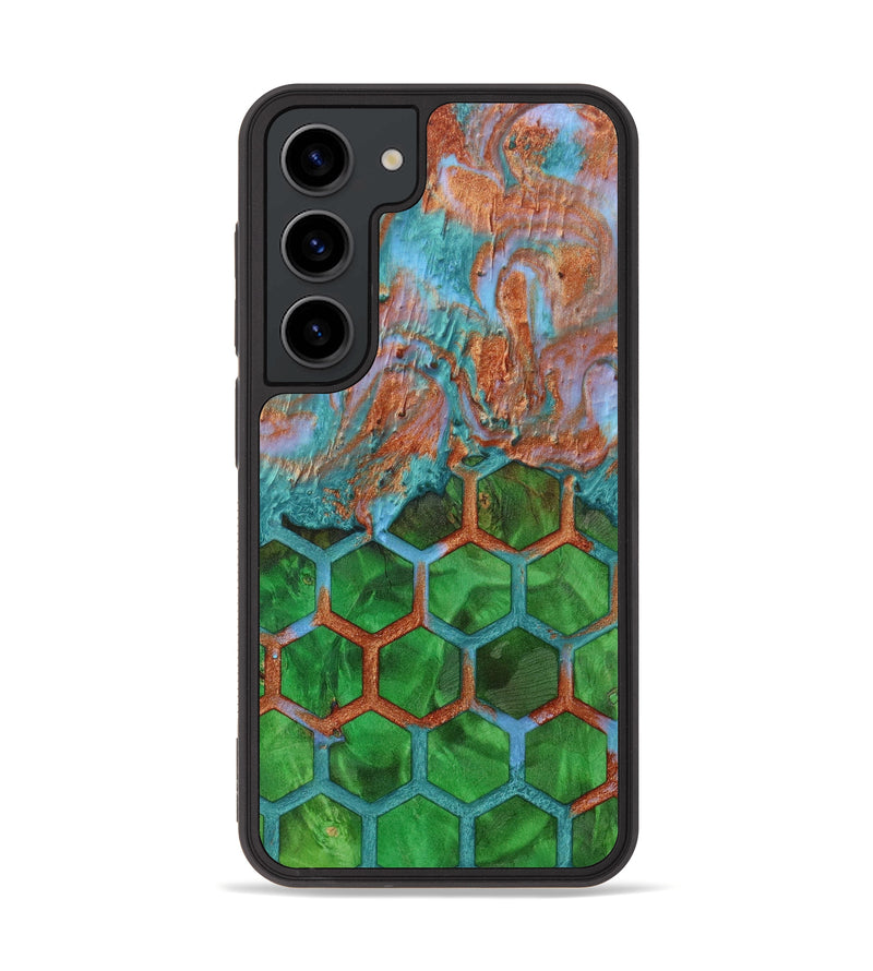 Galaxy S23 Wood+Resin Phone Case - Maksim (Pattern, 623232)