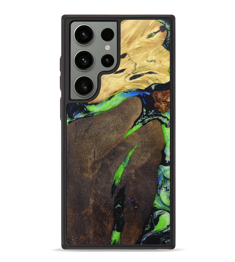 Galaxy S23 Ultra Wood+Resin Phone Case - Rick (Mosaic, 623039)
