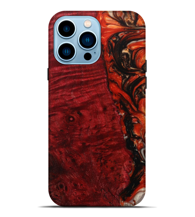 iPhone 14 Pro Max Wood+Resin Live Edge Phone Case - Meredith (Artist Pick, 641981)