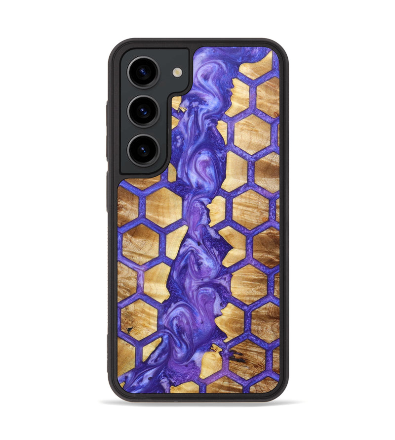 Galaxy S23 Wood+Resin Phone Case - Steven (Pattern, 631895)