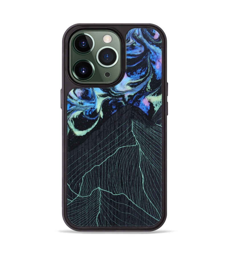 iPhone 13 Pro Wood+Resin Phone Case - Triston (Aurora, 618481)