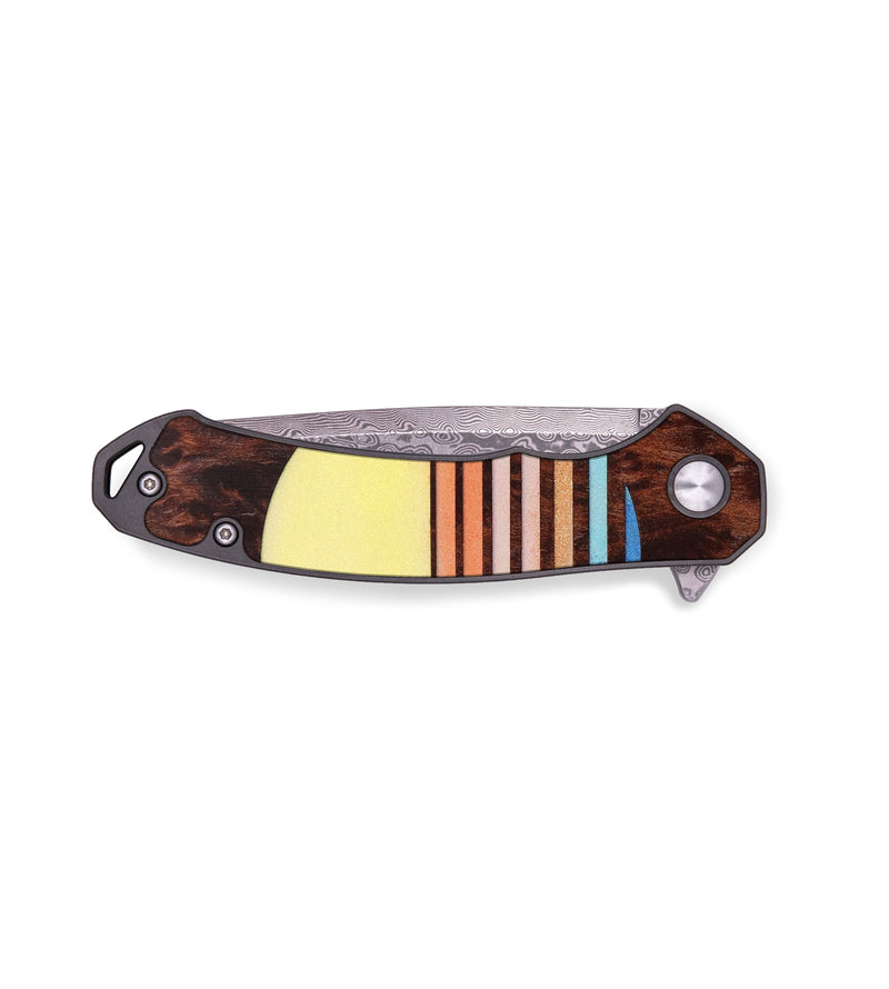 EDC Wood+Resin Pocket Knife - Ashanti (Retro, 637050)