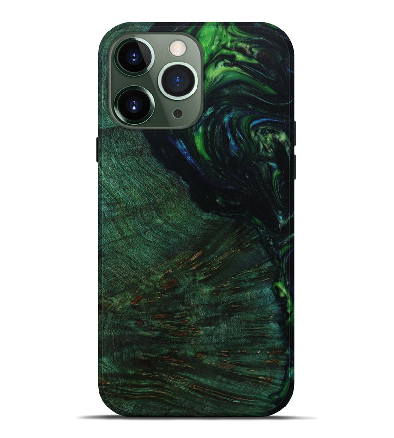 iPhone 13 Pro Max Wood+Resin Live Edge Phone Case - Emiliano (Artist Pick, 642691)