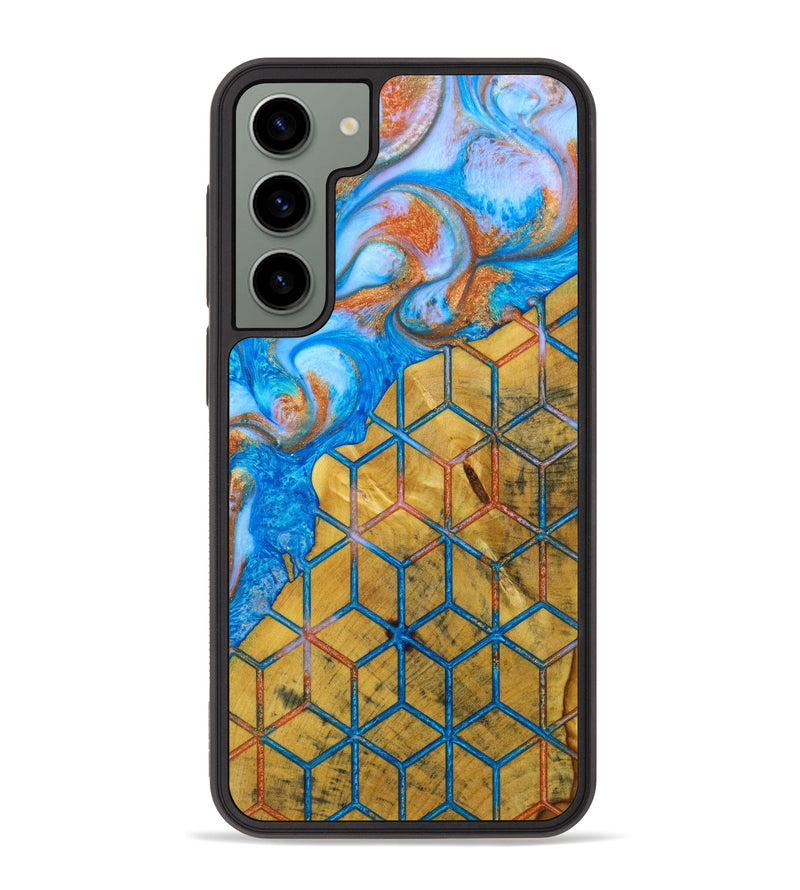 Galaxy S23 Plus Wood+Resin Phone Case - Darlene (Pattern, 638378)