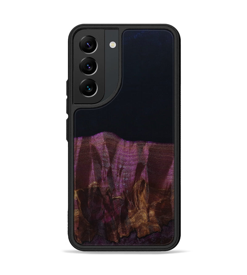 Galaxy S22 Wood+Resin Phone Case - Raiden (Black & White, 646232)