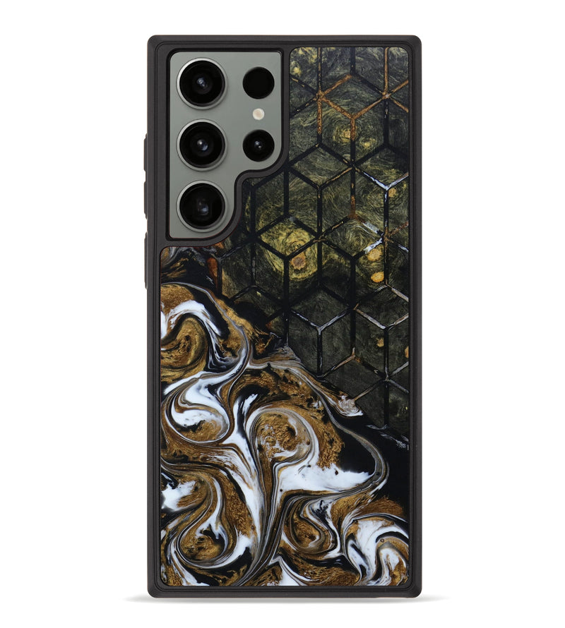 Galaxy S23 Ultra Wood+Resin Phone Case - Rhonda (Pattern, 642373)