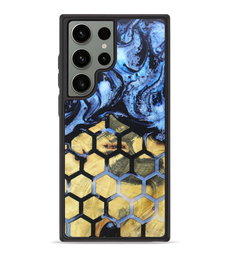 Galaxy S23 Ultra Wood+Resin Phone Case - Kamilah (Pattern, 629185)