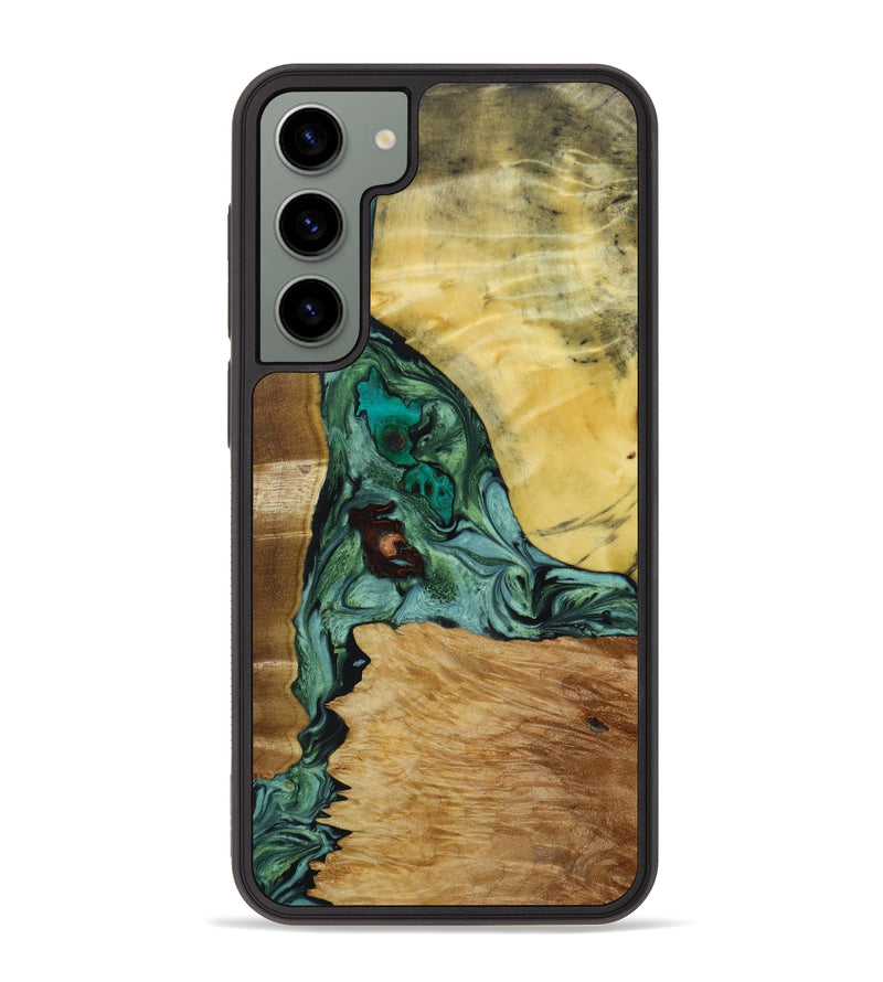 Galaxy S23 Plus Wood+Resin Phone Case - Caleb (Mosaic, 642598)