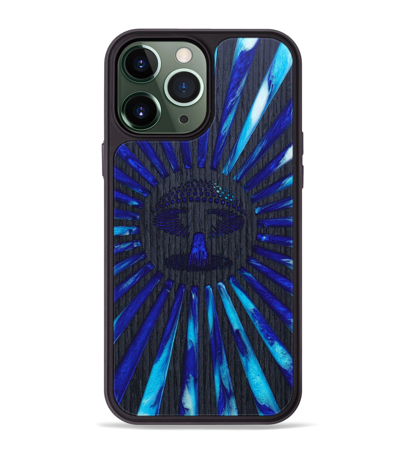 iPhone 13 Pro Max Wood+Resin Phone Case - Holly (Retro, 634973)