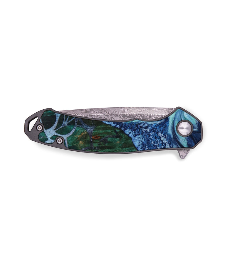 EDC Wood+Resin Pocket Knife - Brock (Spring, 643948)