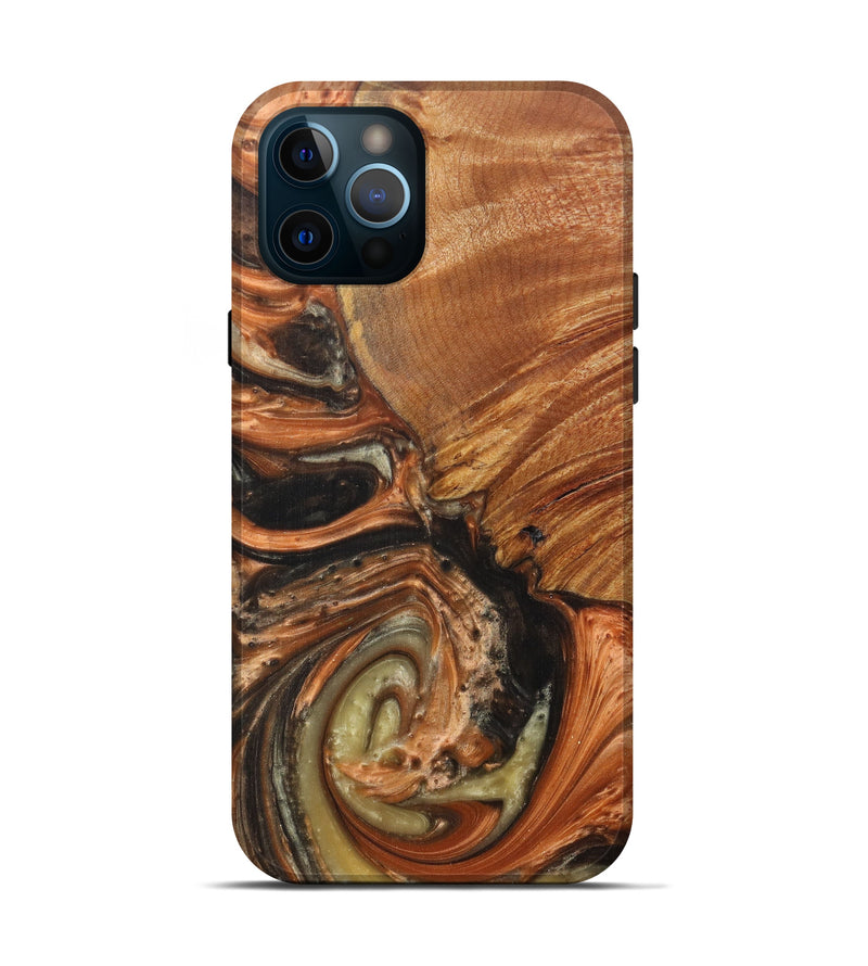 iPhone 12 Pro Wood+Resin Live Edge Phone Case - Fil (Artist Pick, 608659)