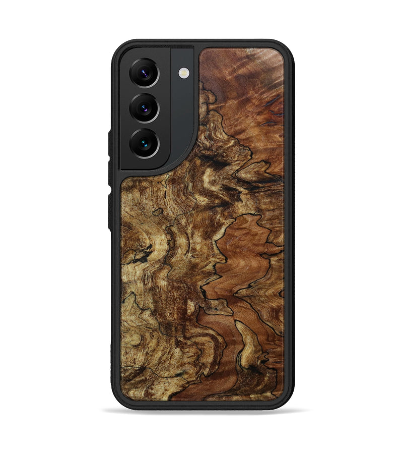 Galaxy S22 Wood+Resin Phone Case - Gene (Wood Burl, 643561)