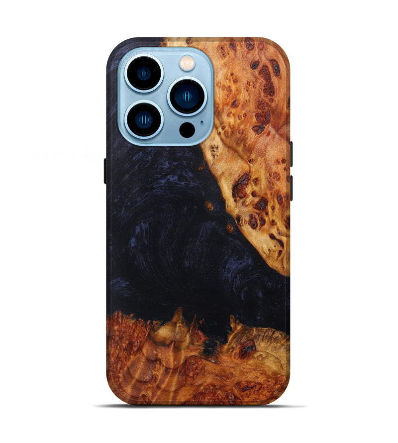 iPhone 14 Pro Wood+Resin Live Edge Phone Case - Melonie (Artist Pick, 605705)