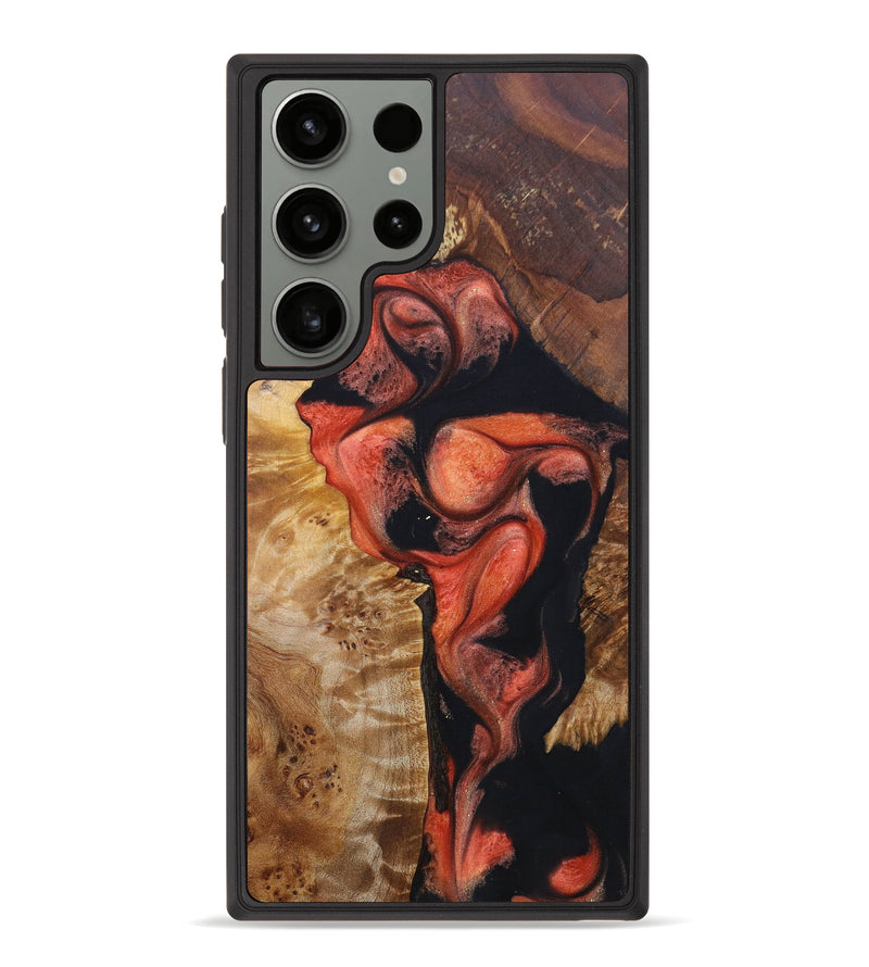 Galaxy S23 Ultra Wood+Resin Phone Case - Candis (Mosaic, 633373)