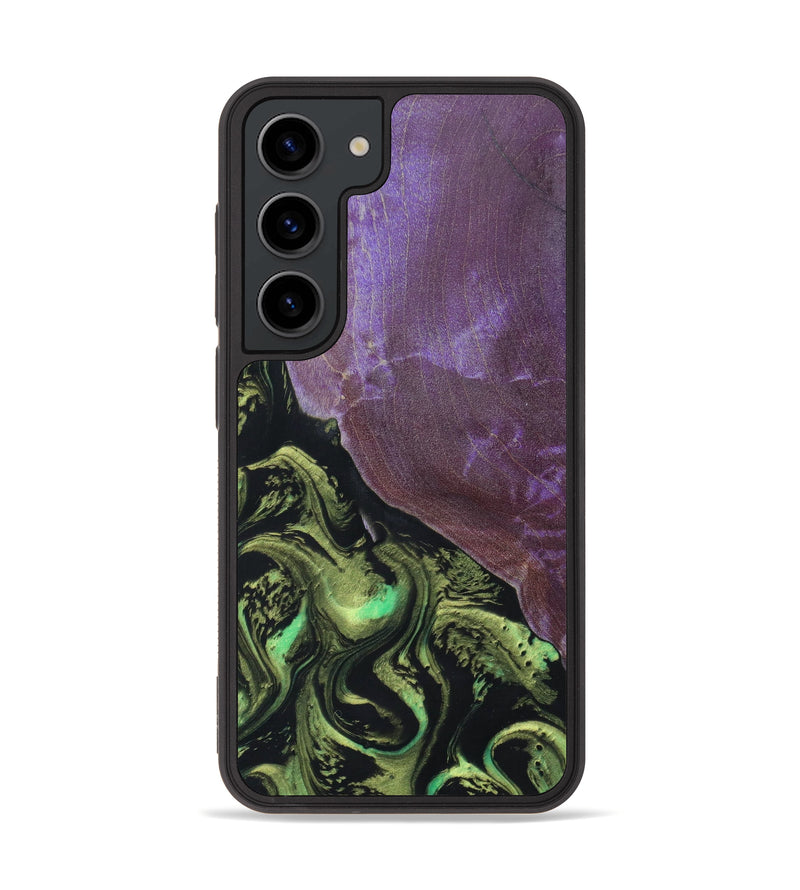 Galaxy S23 Wood+Resin Phone Case - Meyer (Green, 626322)