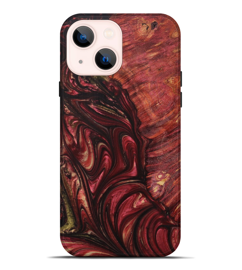 iPhone 14 Plus Wood+Resin Live Edge Phone Case - Dean (Artist Pick, 613975)
