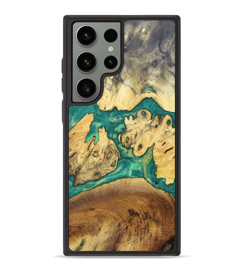 Galaxy S23 Ultra Wood+Resin Phone Case - Priya (Mosaic, 626925)