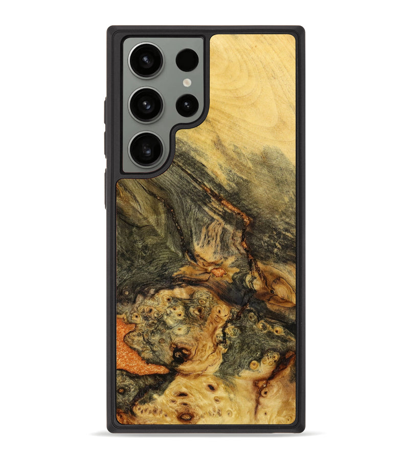 Galaxy S23 Ultra Wood+Resin Phone Case - Drew (Wood Burl, 646026)