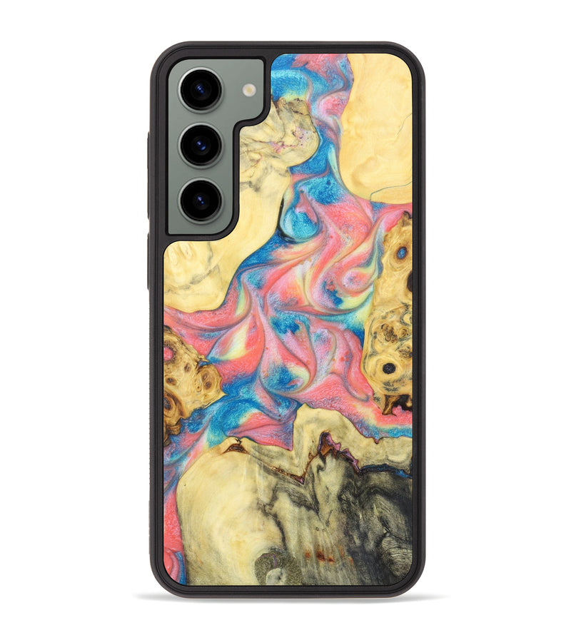 Galaxy S23 Plus Wood+Resin Phone Case - Dwain (Mosaic, 625861)