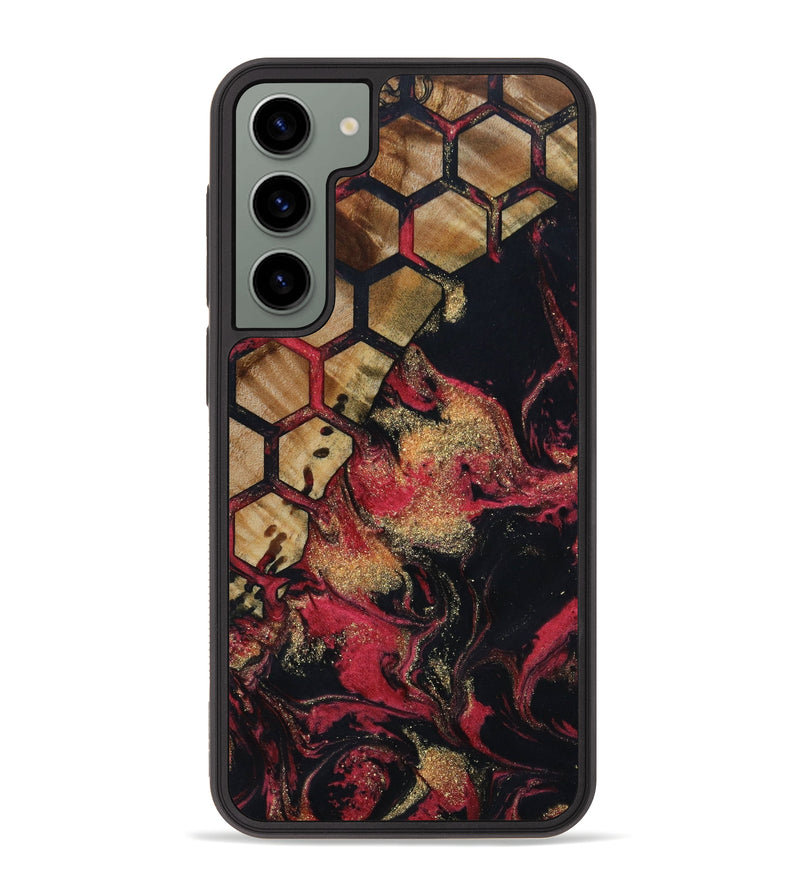 Galaxy S23 Plus Wood+Resin Phone Case - Maeve (Pattern, 647547)