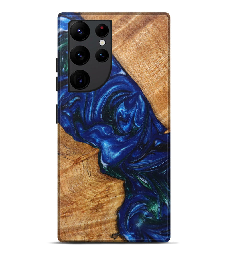 Galaxy S22 Ultra Wood+Resin Live Edge Phone Case - Hadley (Artist Pick, 621654)