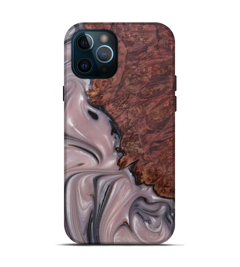 iPhone 12 Pro Wood+Resin Live Edge Phone Case - Kingston (Metallic, 610290)