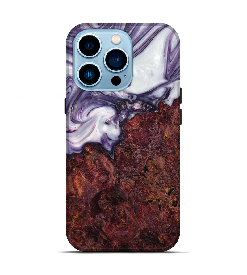iPhone 14 Pro Wood+Resin Live Edge Phone Case - Nailah (Artist Pick, 613970)