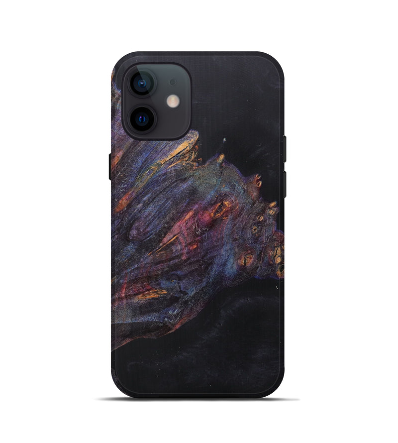 iPhone 12 mini Wood+Resin Live Edge Phone Case - Terrance (Artist Pick, 616951)
