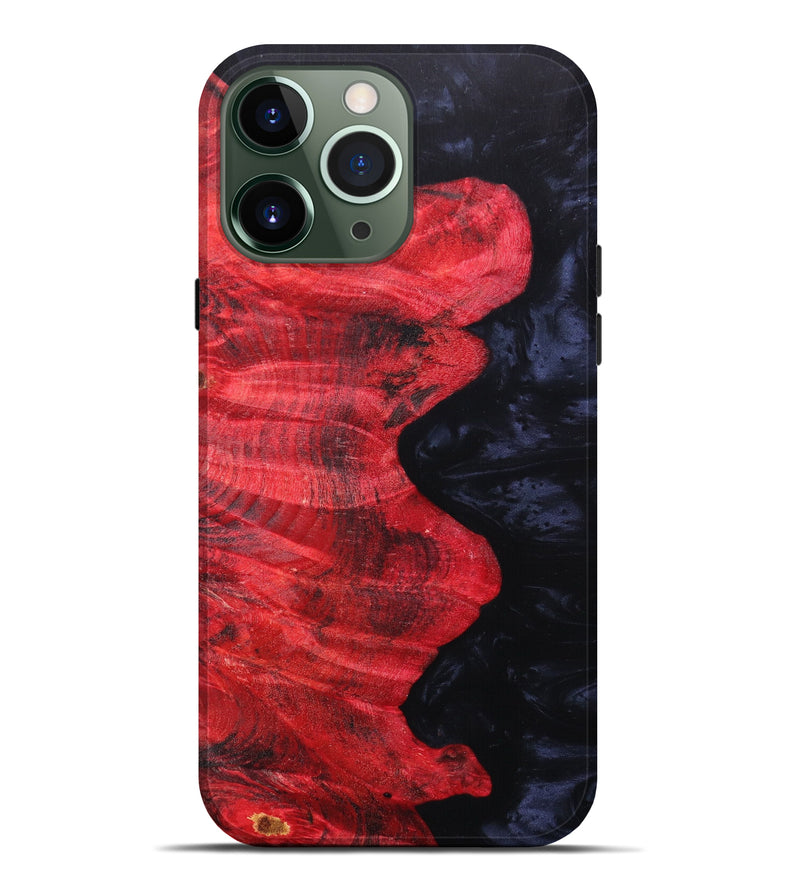 iPhone 13 Pro Max Wood+Resin Live Edge Phone Case - Delano (Artist Pick, 632807)