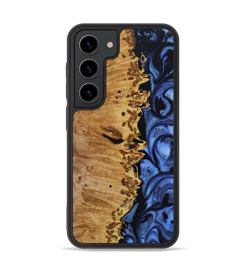Galaxy S23 Wood+Resin Phone Case - Chase (Blue, 642208)