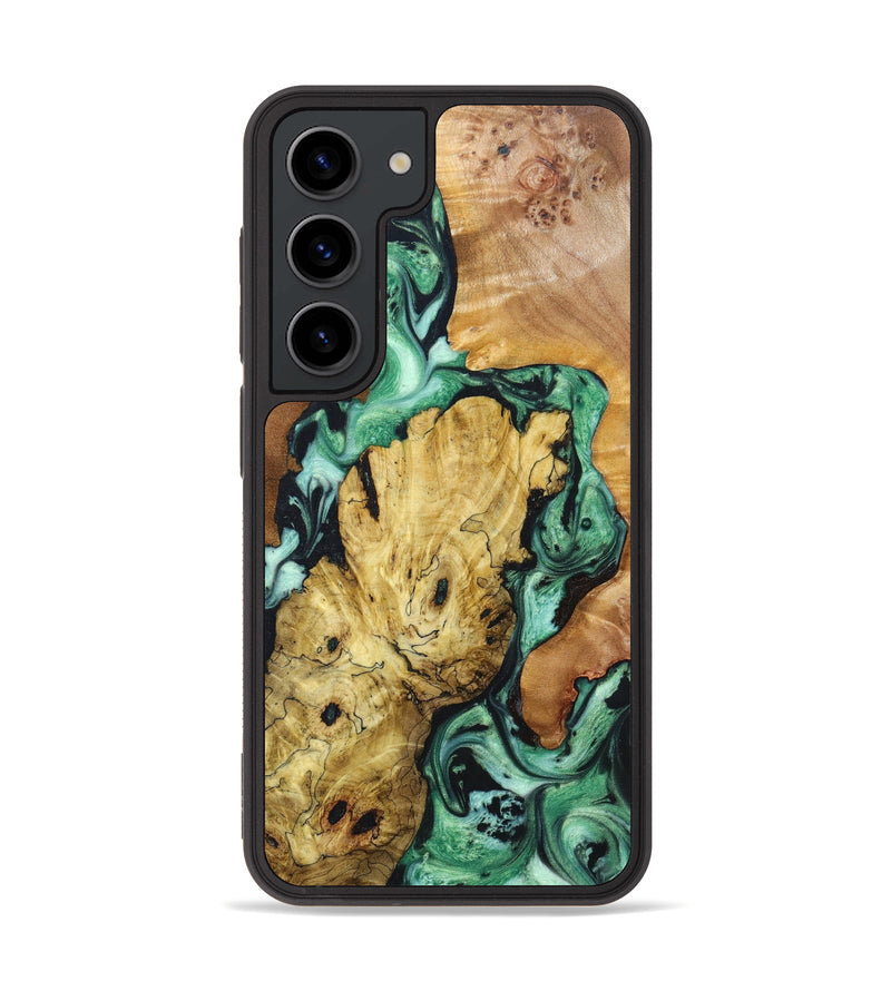 Galaxy S23 Wood+Resin Phone Case - Breann (Mosaic, 631777)