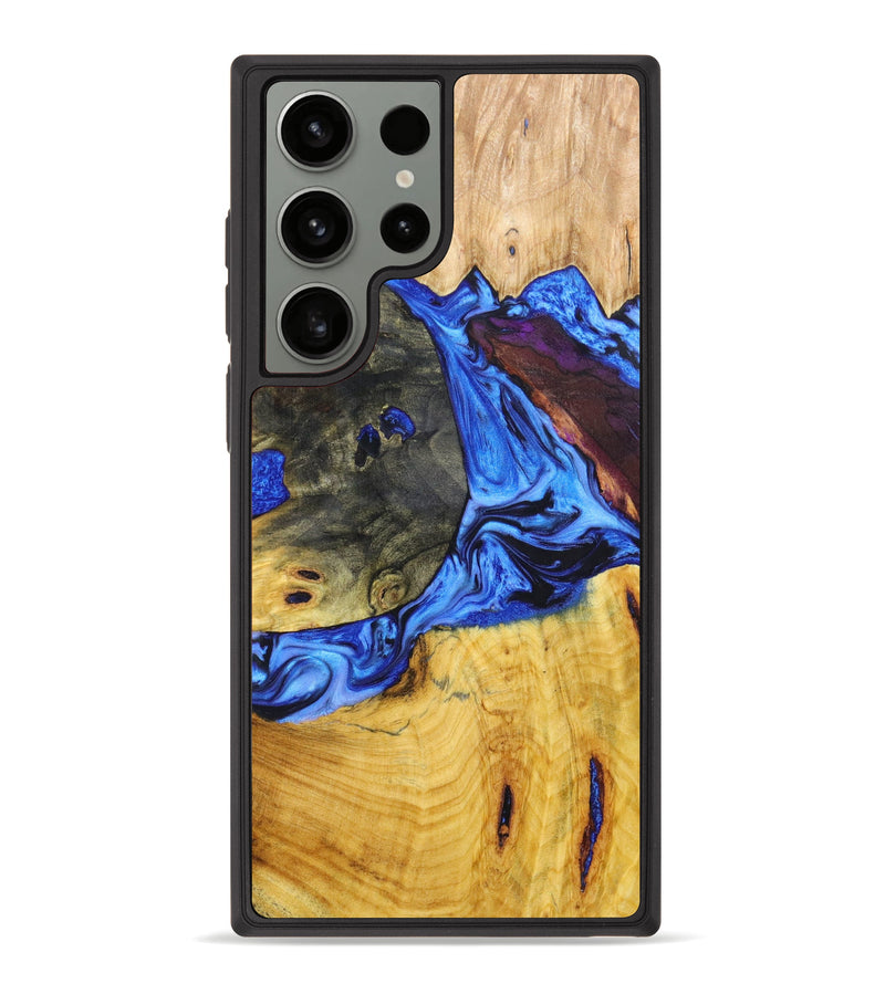 Galaxy S23 Ultra Wood+Resin Phone Case - Yahir (Mosaic, 637382)