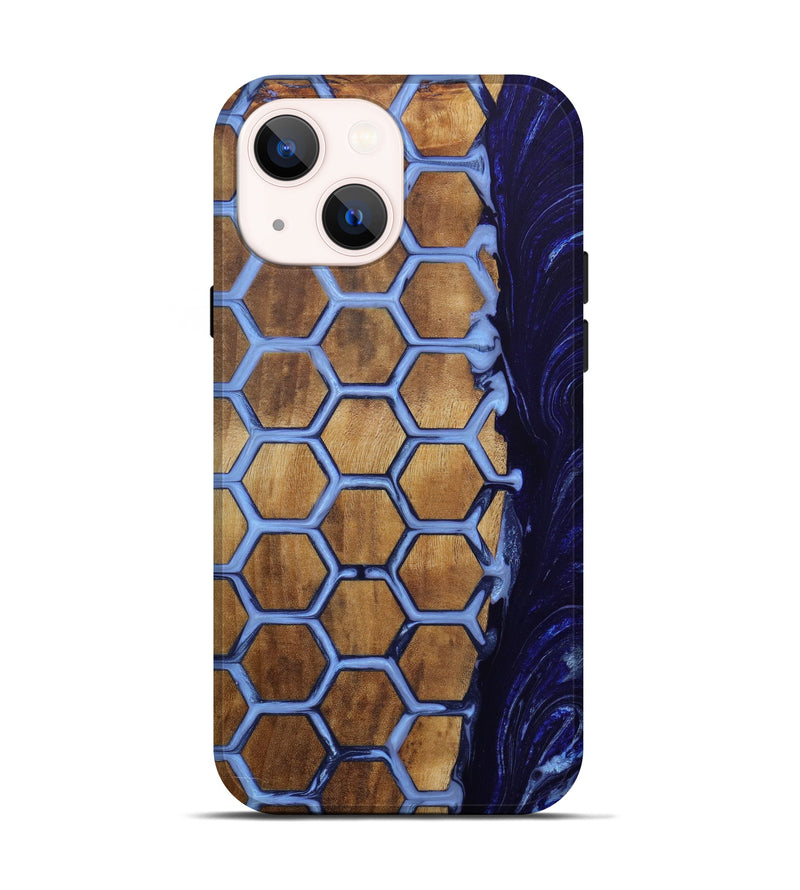 iPhone 13 Wood+Resin Live Edge Phone Case - Kobe (Pattern, 646041)