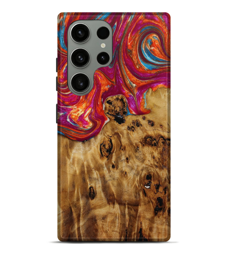 Galaxy S23 Ultra Wood+Resin Live Edge Phone Case - Natasha (Artist Pick, 647835)