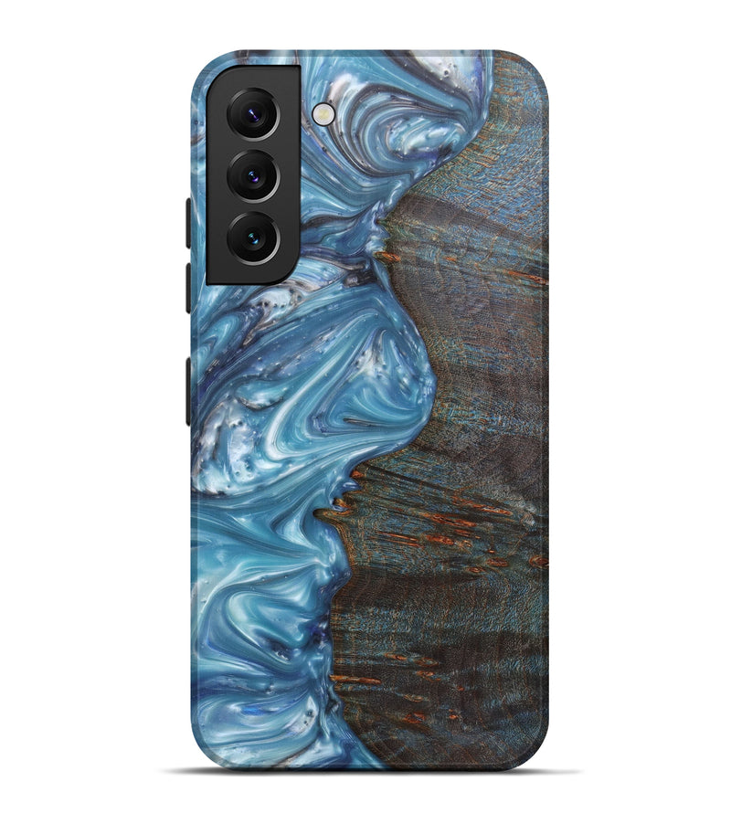 Galaxy S22 Plus Wood+Resin Live Edge Phone Case - Happy (Artist Pick, 605708)