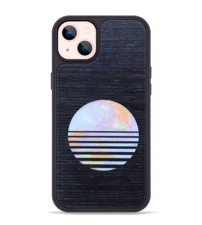 iPhone 14 Plus Wood+Resin Phone Case - Blair (Retro, 634828)