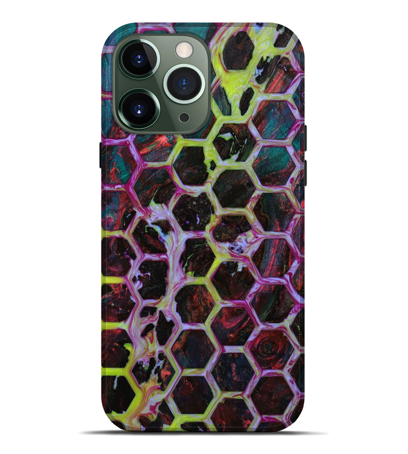 iPhone 13 Pro Max Wood+Resin Live Edge Phone Case - Conor (Pattern, 645967)